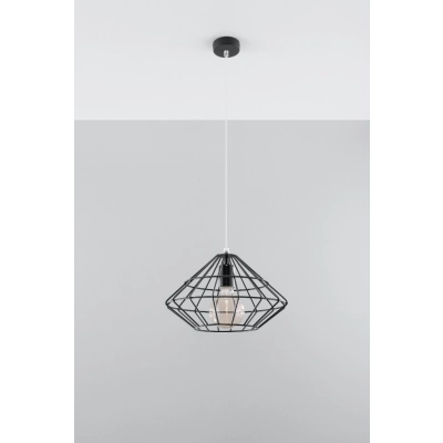 UMBERTO lampa wisząca czarna Sollux lighting